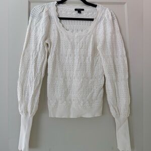 RW&CO. Cream Knit Top